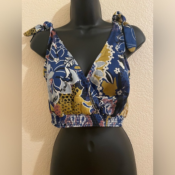 Free people ocean combo crop top NWT - Picture 2 of 8